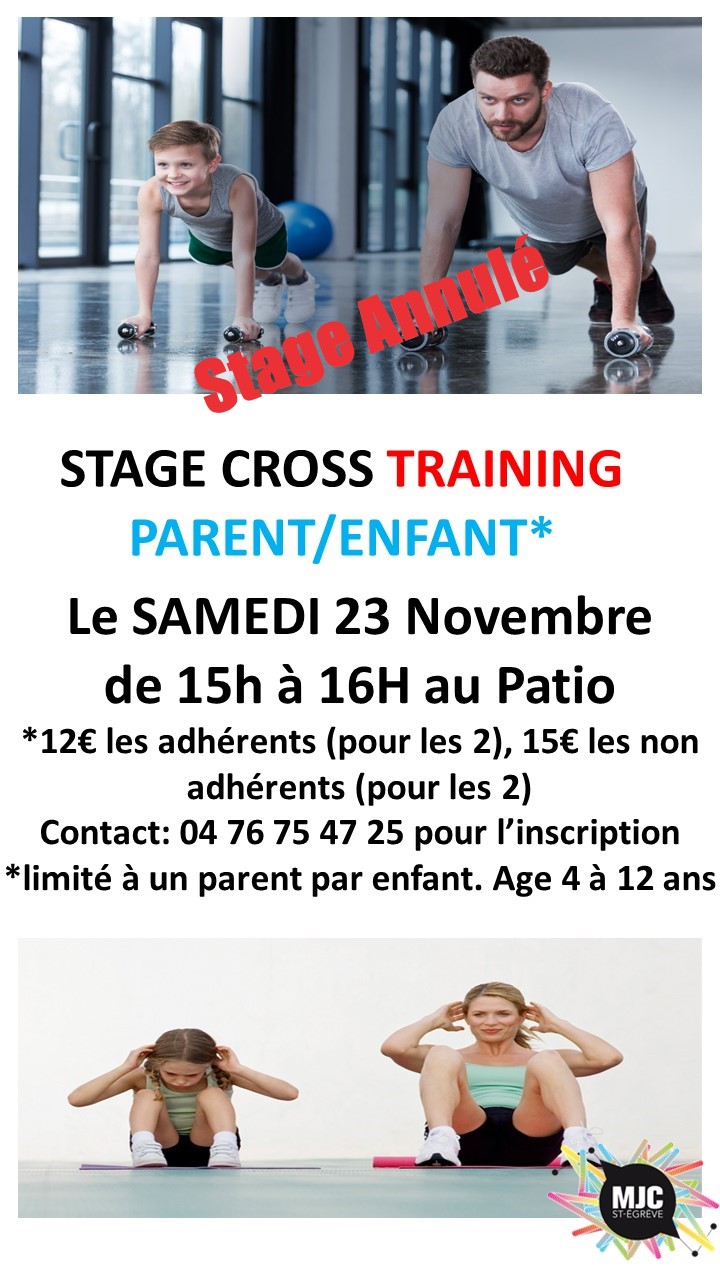 Stage de Cross-Training Parent-Enfant