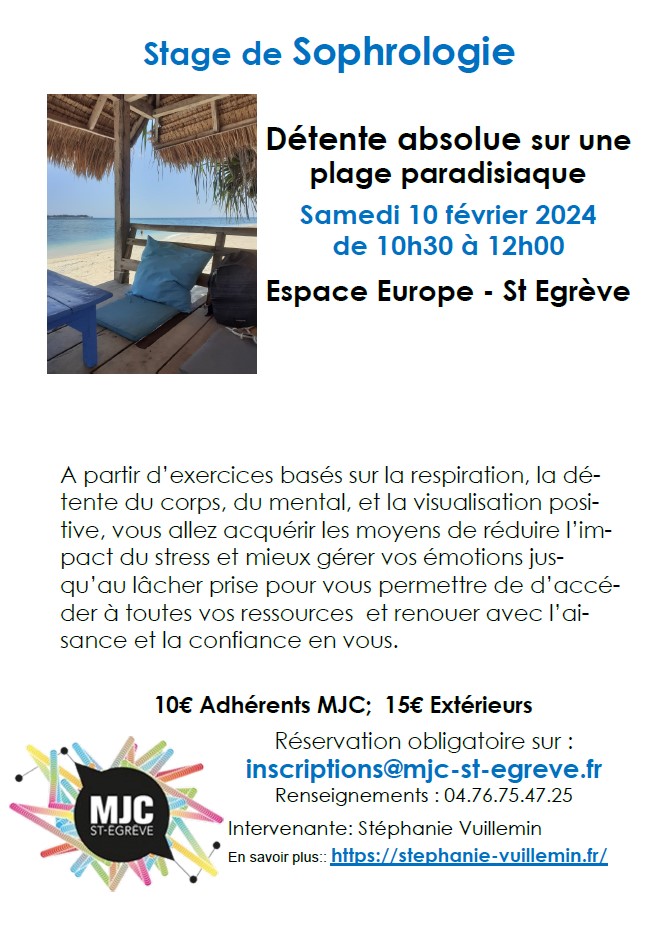 Stage Sophrologie