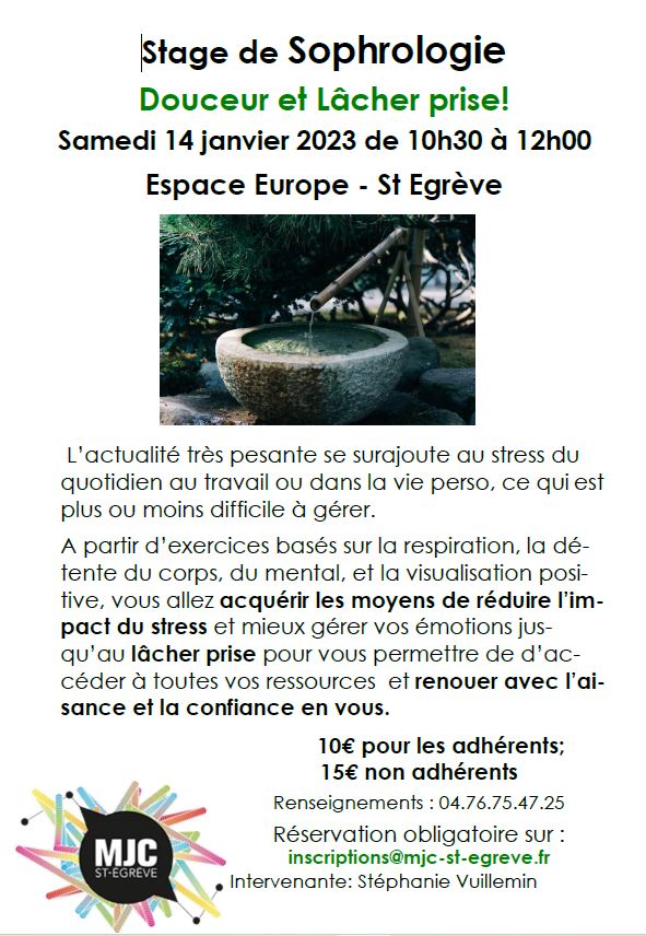 Stage de Sophrologie