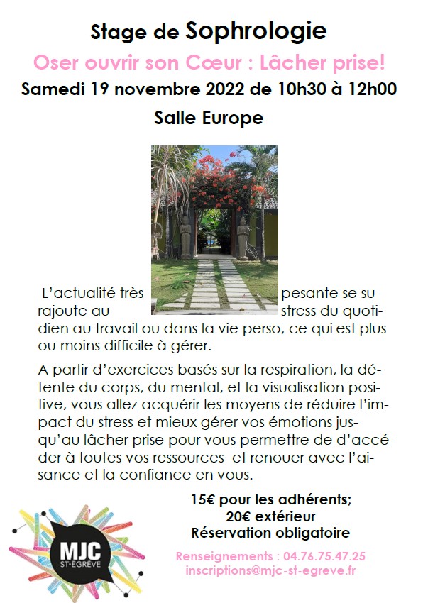 Stage de Sophrologie