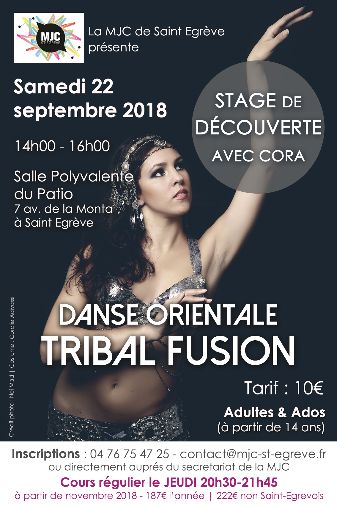 Stage de Danse Orientale Tribal Fusion