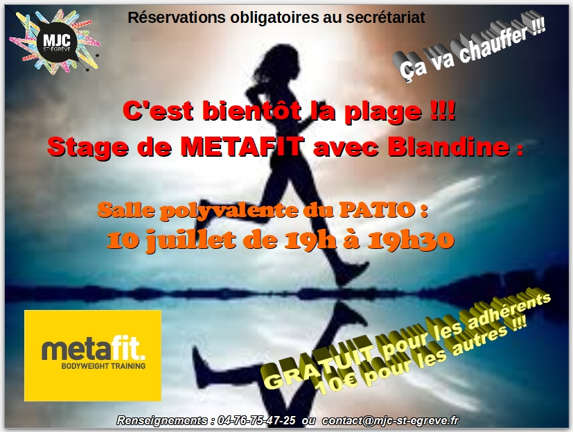 METAFIT - Un dernier Stage