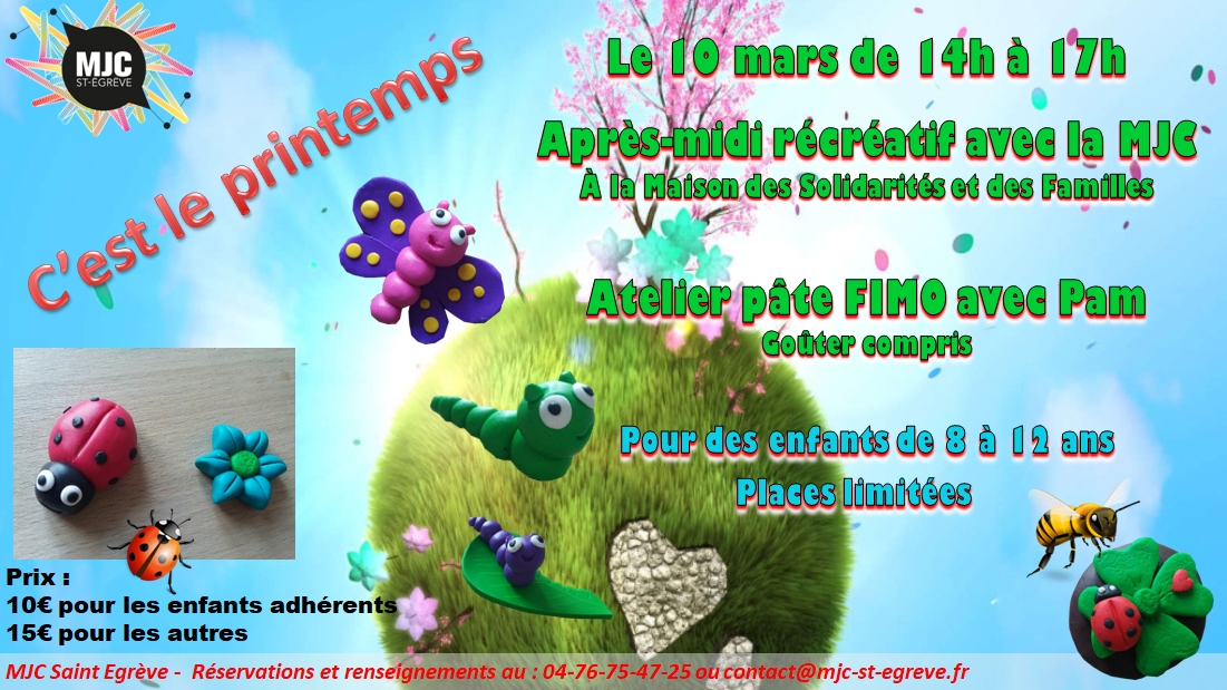 Atelier créatif - pâte FIMO