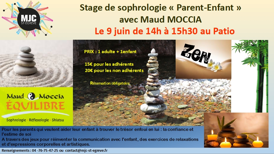 Stage Sophrologie Parent - Enfant