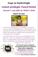 Stage Sophrologie Parent-Enfant