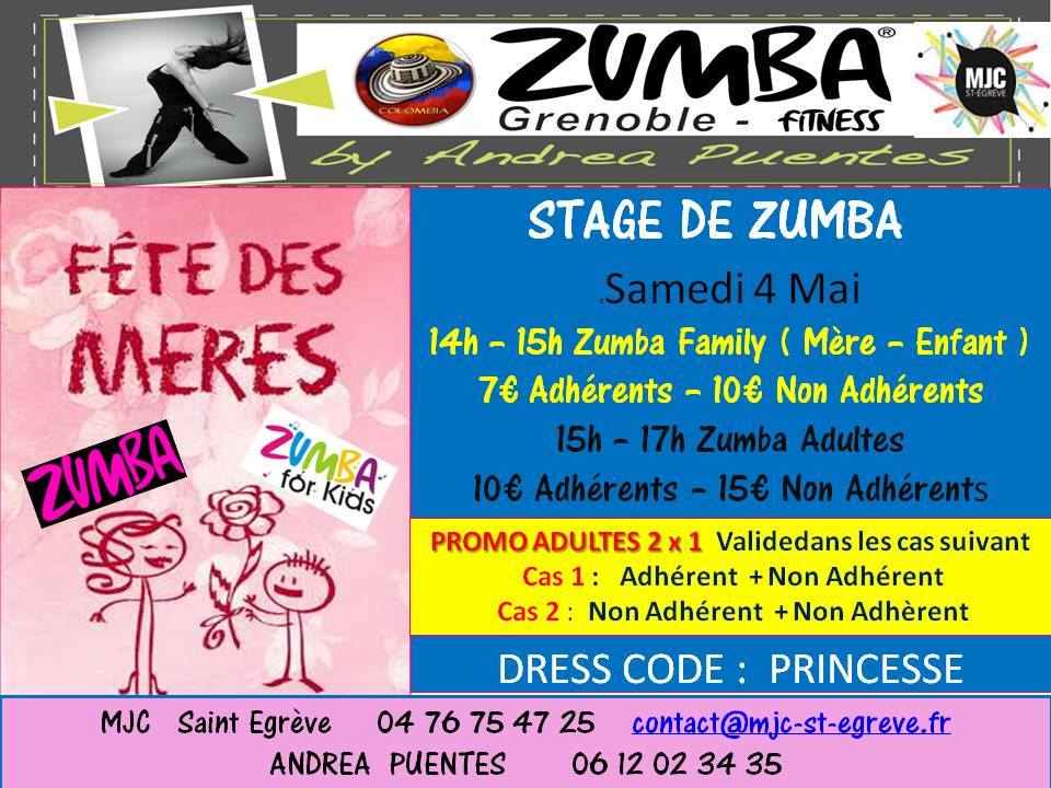 Stage Zumba Fête des Mères